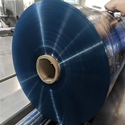 Caurspīdīga PVC brezenta ruļļi